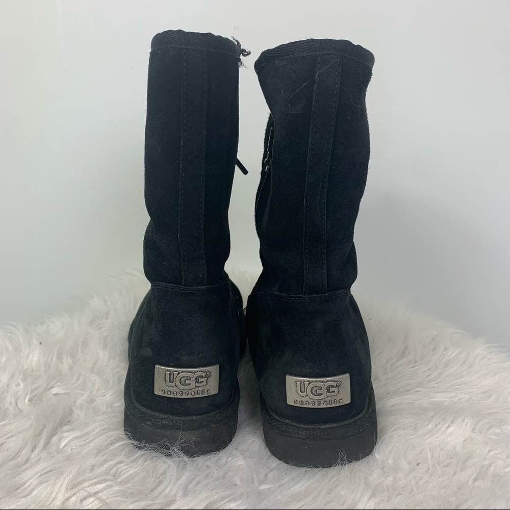 UGG Pierce 1006031 Black Suede Boots Size 8